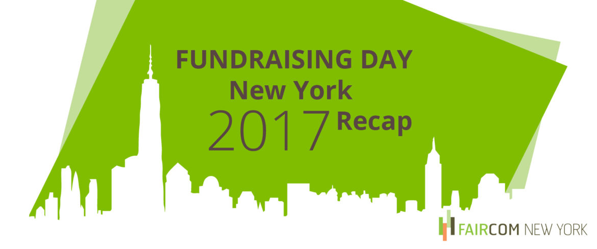 Fundraising Day New York 2017 Recap