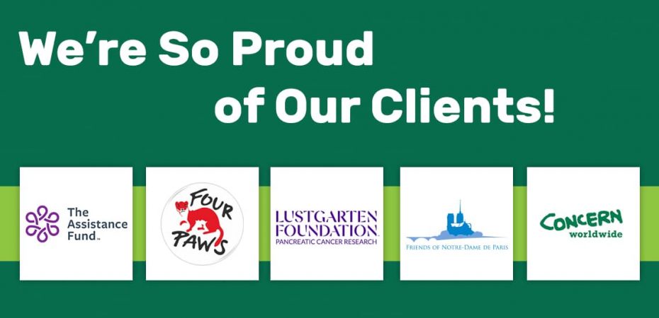 We're so proud of our clients